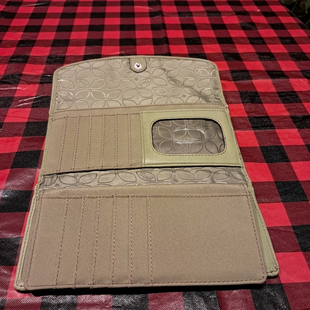 Fossil Green‎ Wallet Classic Design - Picture 2 of 5